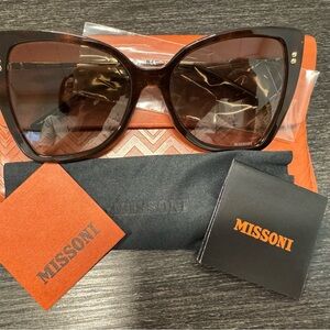 Missoni Women’s Fashion 58mm Polarized Dark Brown Sunglasses